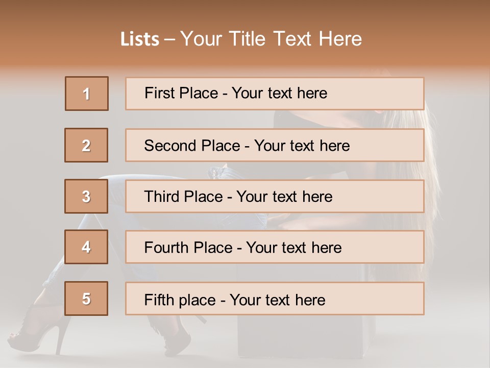 Denim Style Muscular PowerPoint Template