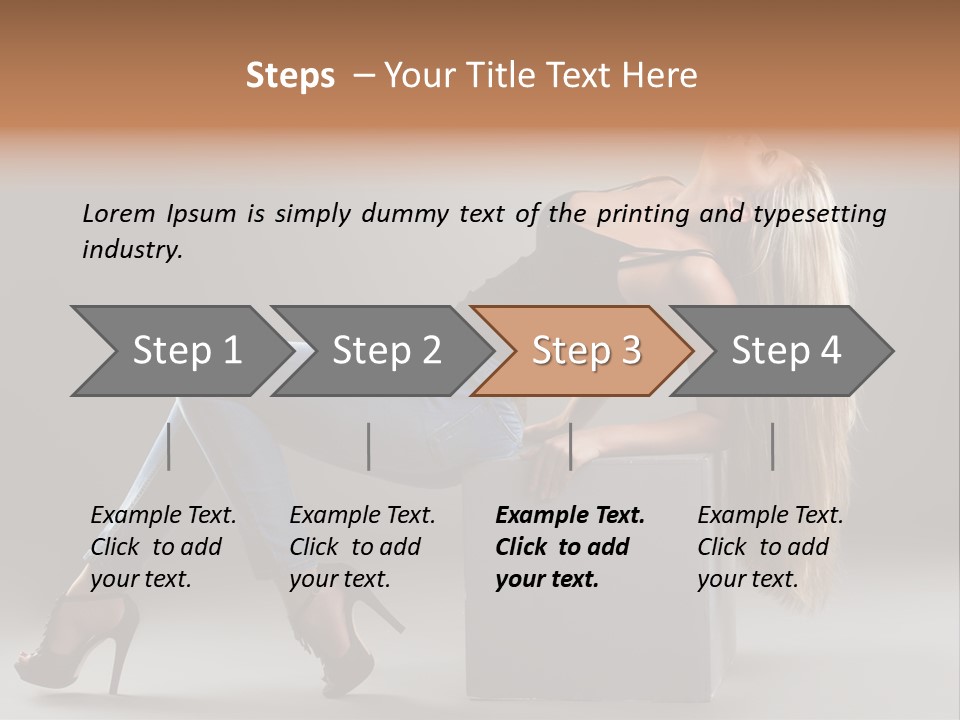 Denim Style Muscular PowerPoint Template