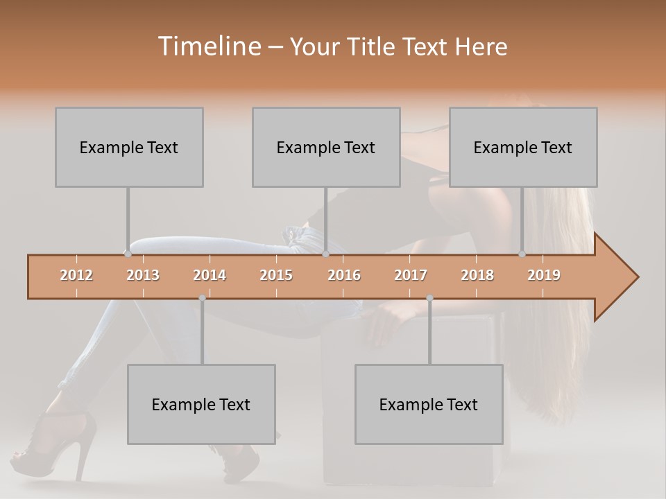 Denim Style Muscular PowerPoint Template