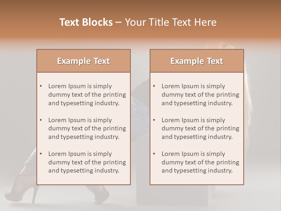 Denim Style Muscular PowerPoint Template