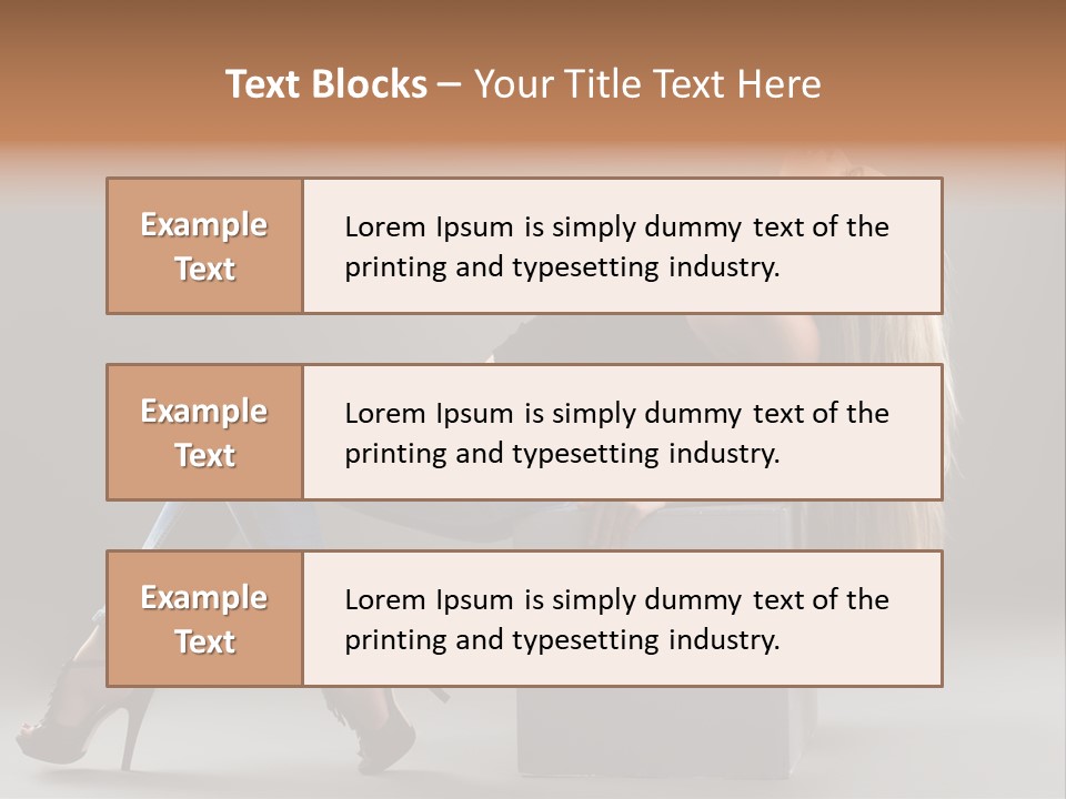 Denim Style Muscular PowerPoint Template