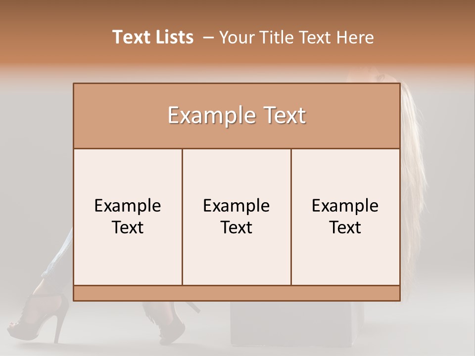 Denim Style Muscular PowerPoint Template