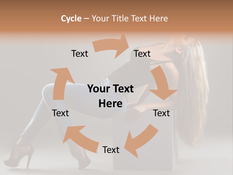 Denim Style Muscular PowerPoint Template