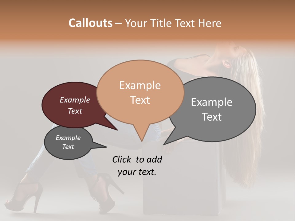 Denim Style Muscular PowerPoint Template