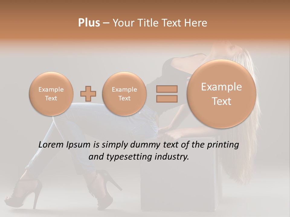 Denim Style Muscular PowerPoint Template