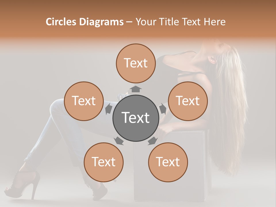 Denim Style Muscular PowerPoint Template