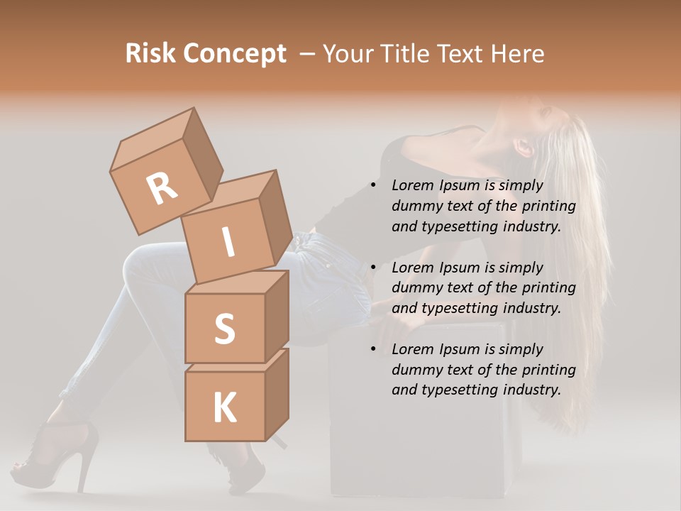 Denim Style Muscular PowerPoint Template