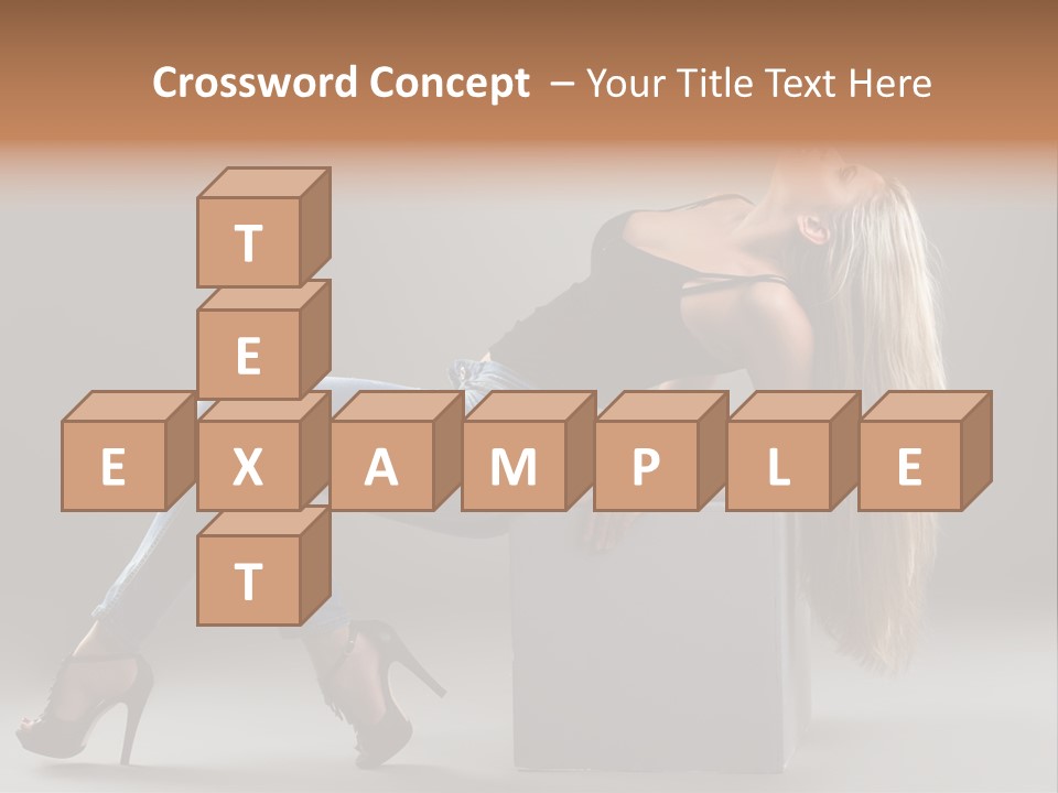 Denim Style Muscular PowerPoint Template