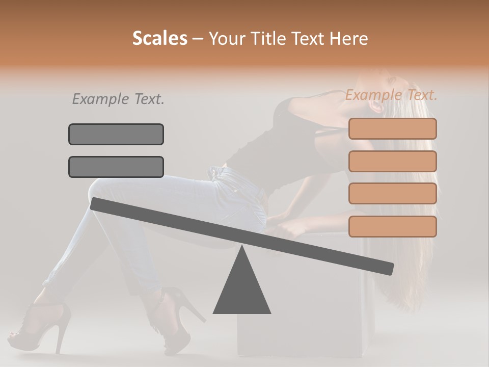 Denim Style Muscular PowerPoint Template