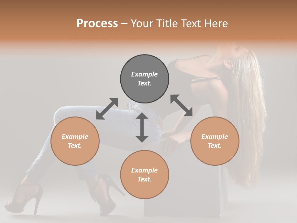 Denim Style Muscular PowerPoint Template