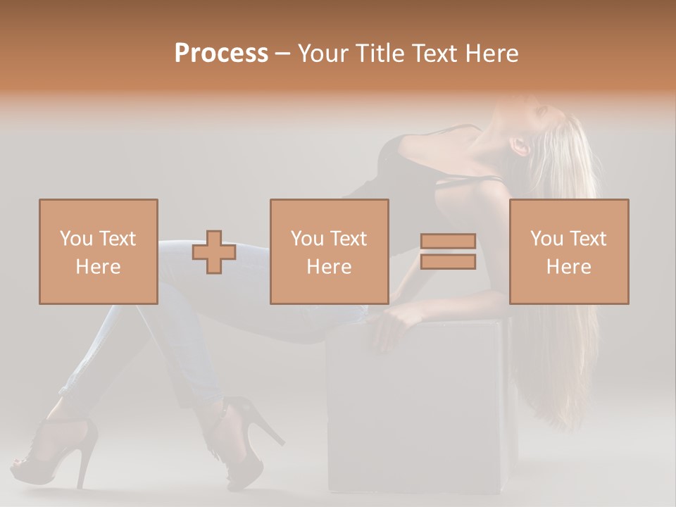 Denim Style Muscular PowerPoint Template