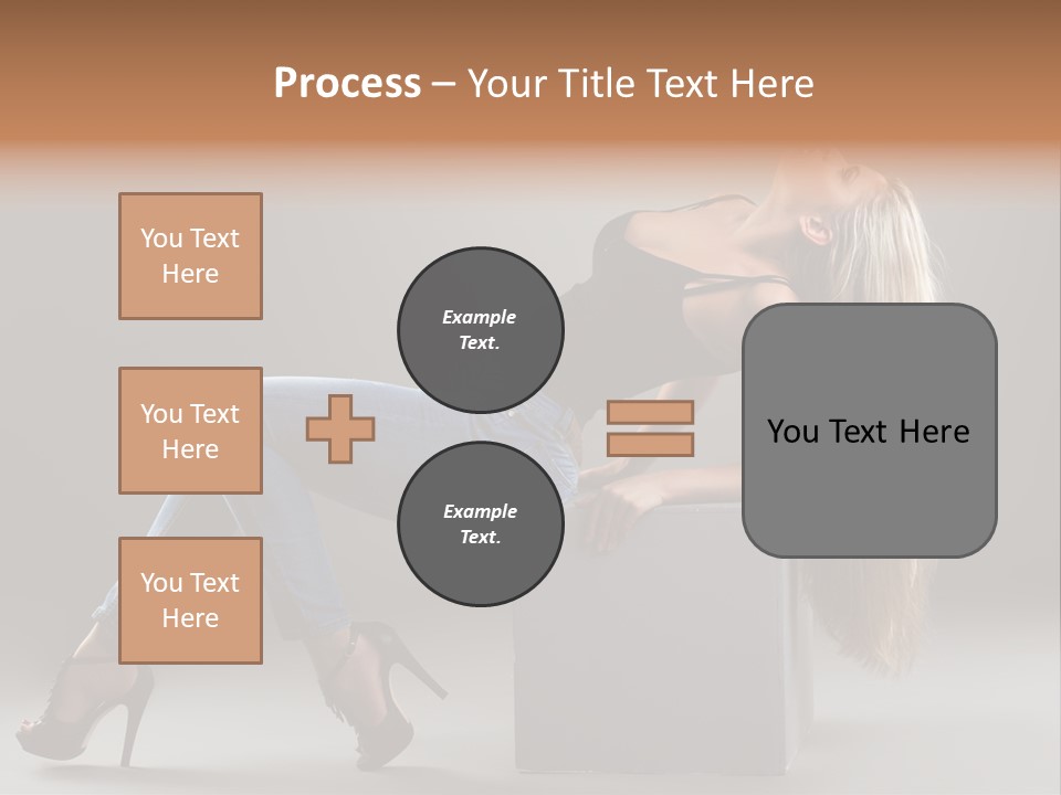 Denim Style Muscular PowerPoint Template