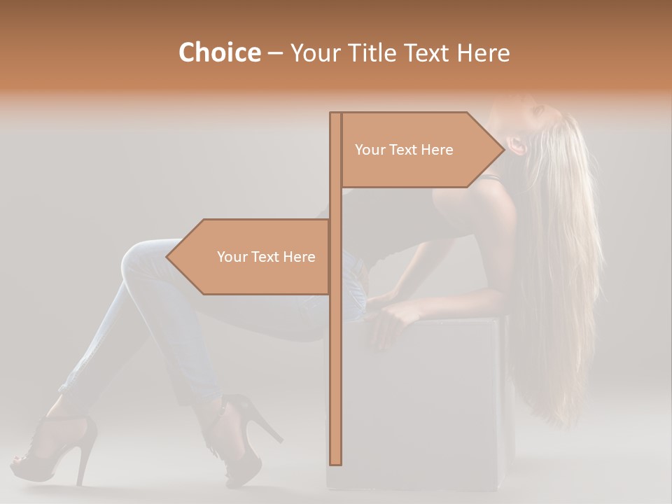 Denim Style Muscular PowerPoint Template