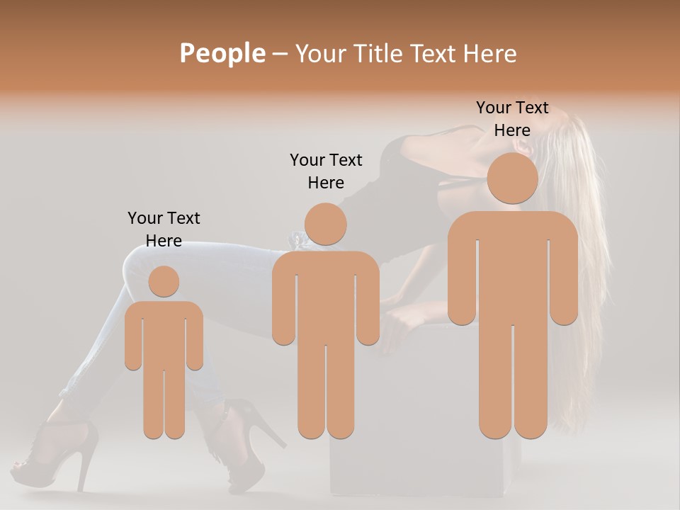 Denim Style Muscular PowerPoint Template