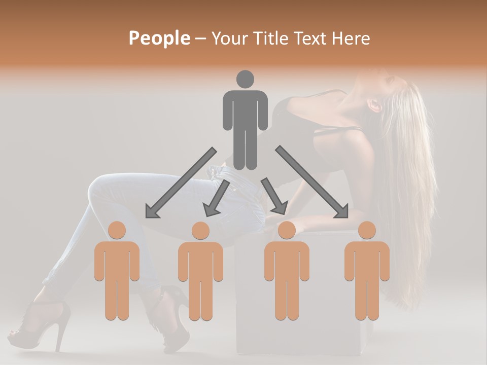 Denim Style Muscular PowerPoint Template