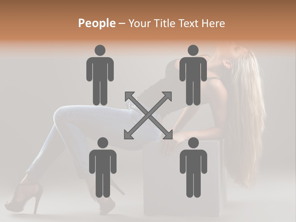 Denim Style Muscular PowerPoint Template