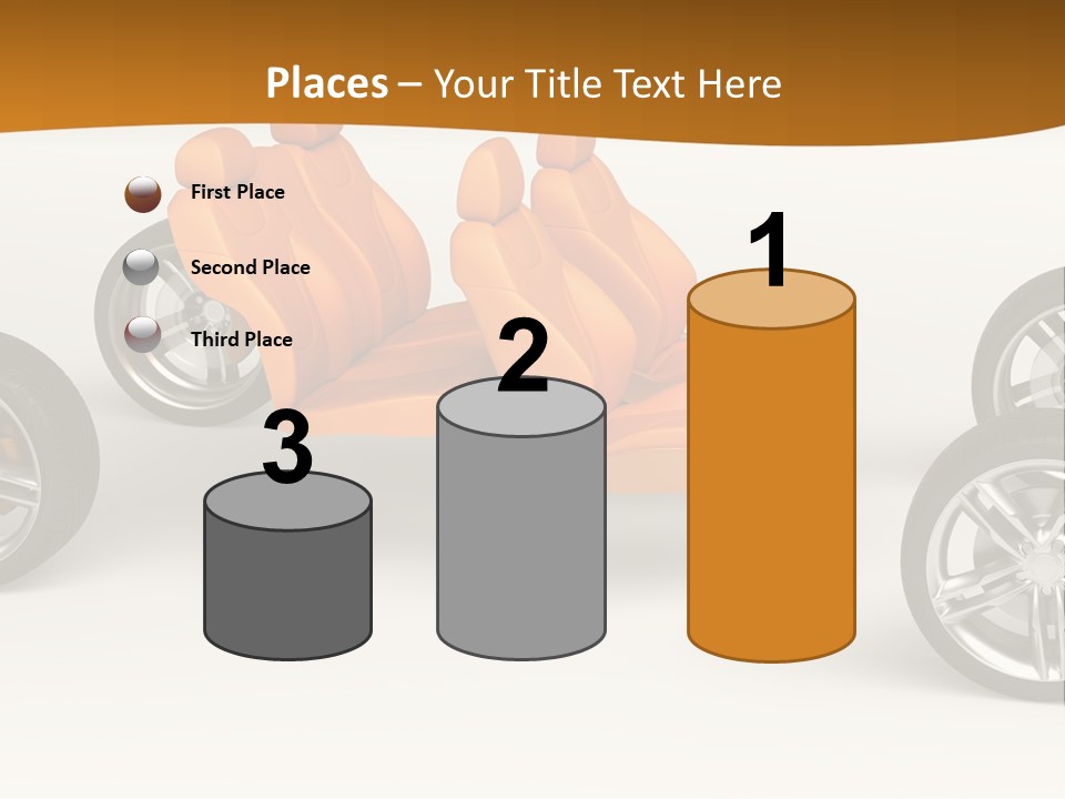 Motor Vehicle White PowerPoint Template