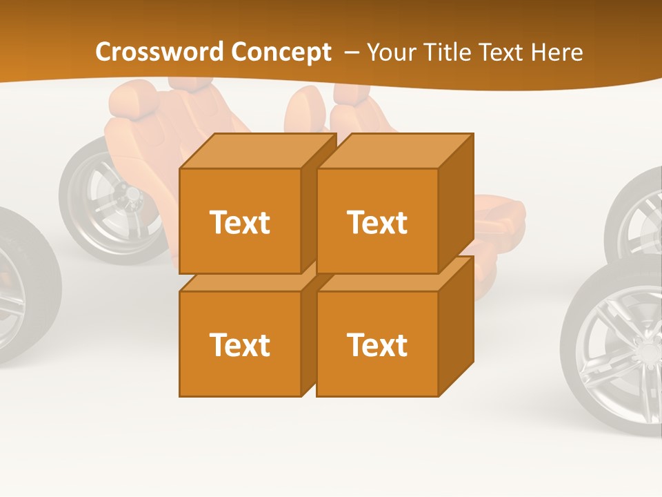 Motor Vehicle White PowerPoint Template