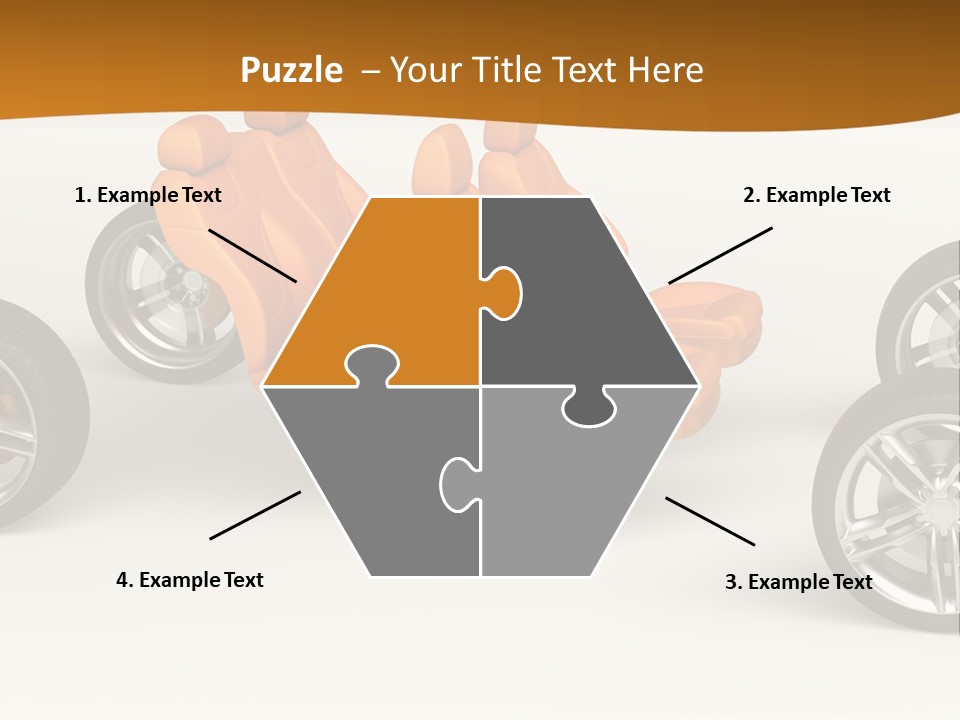 Motor Vehicle White PowerPoint Template