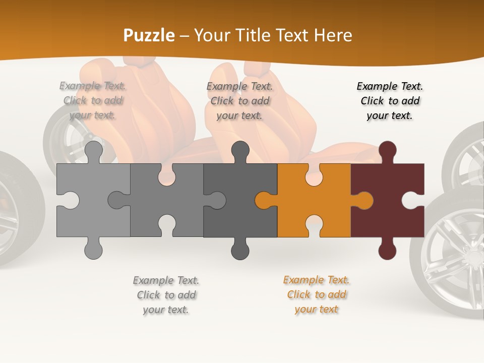 Motor Vehicle White PowerPoint Template