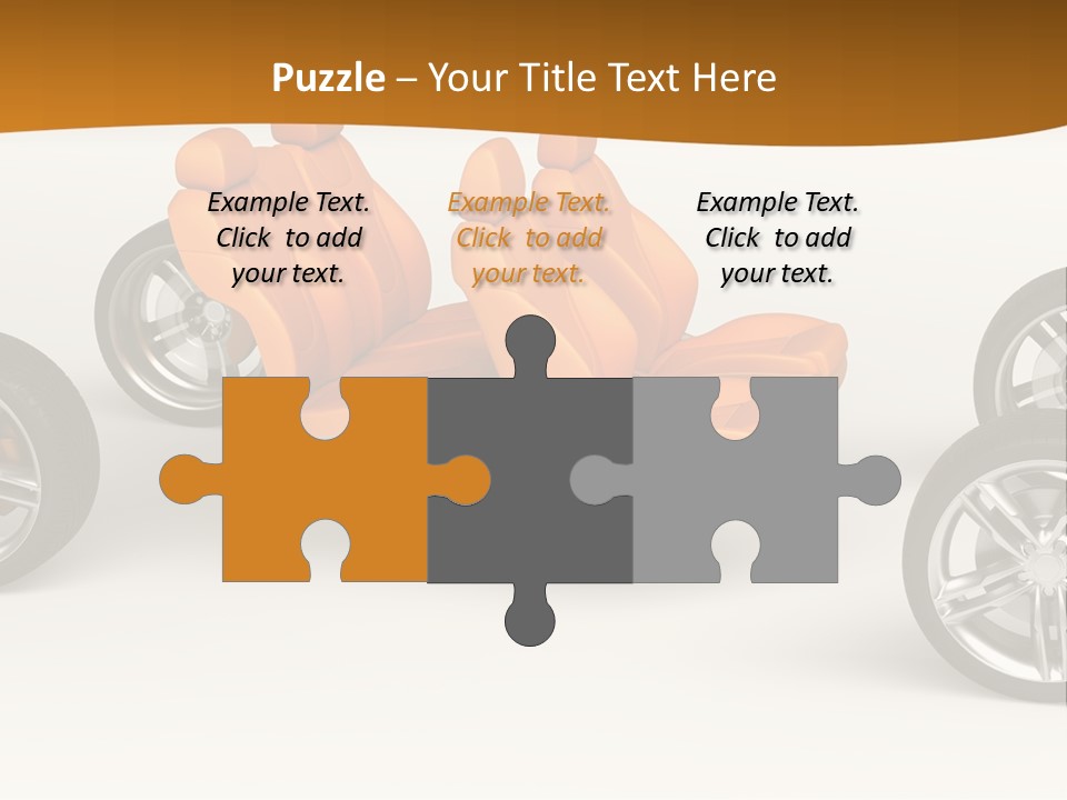 Motor Vehicle White PowerPoint Template