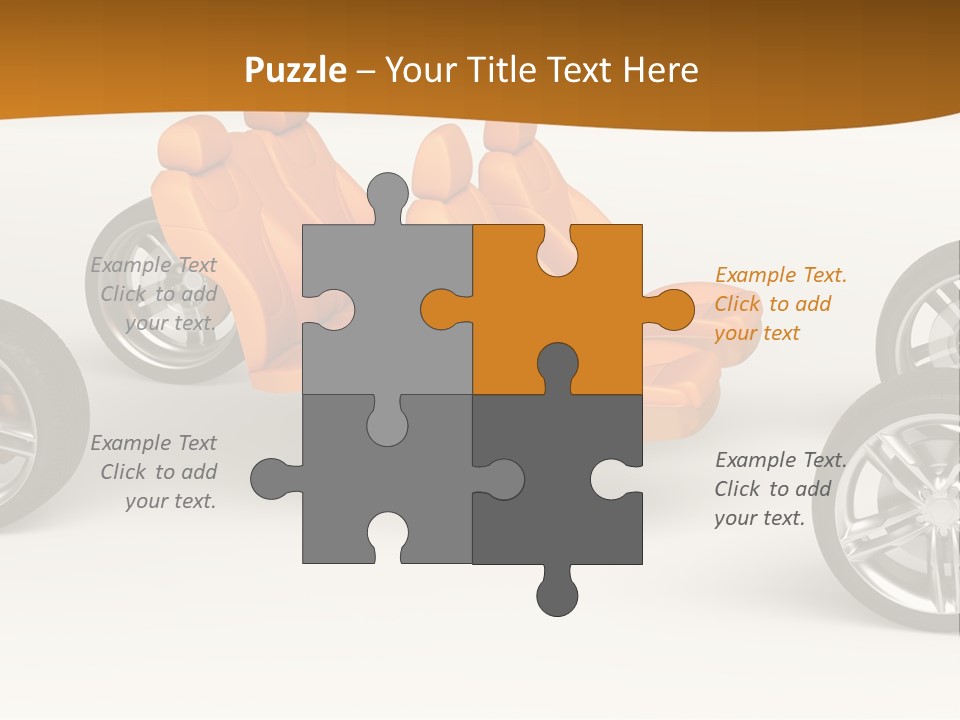 Motor Vehicle White PowerPoint Template