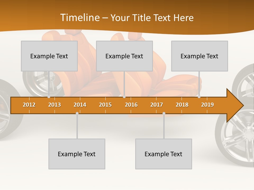 Motor Vehicle White PowerPoint Template