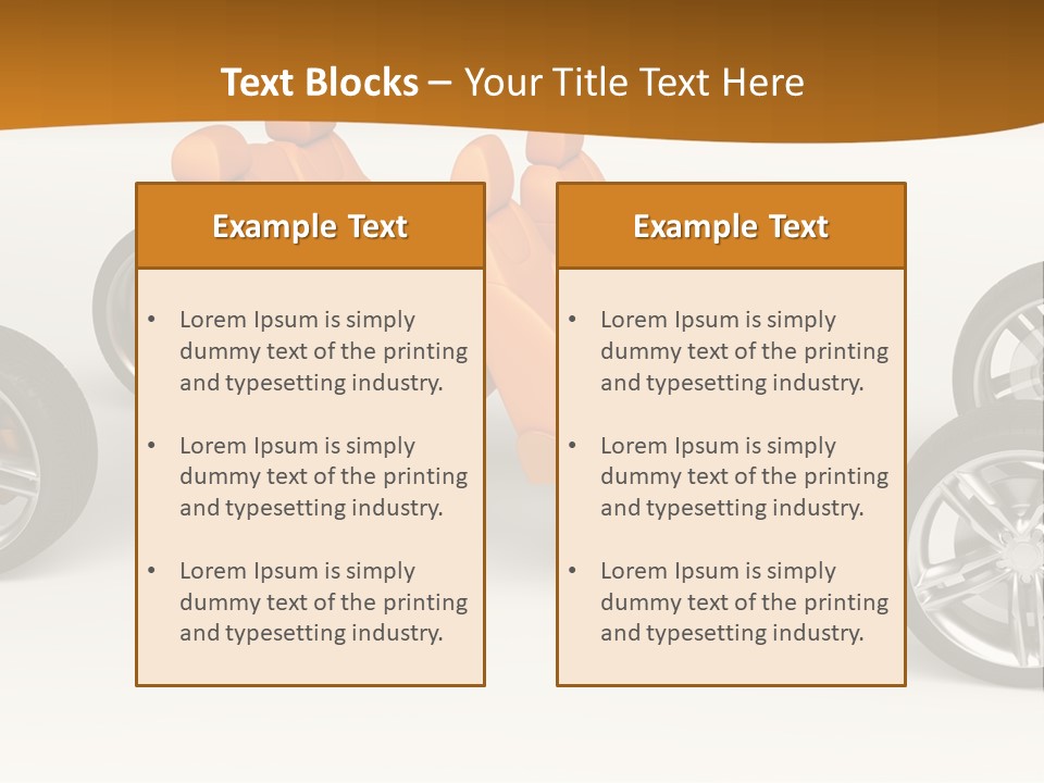 Motor Vehicle White PowerPoint Template