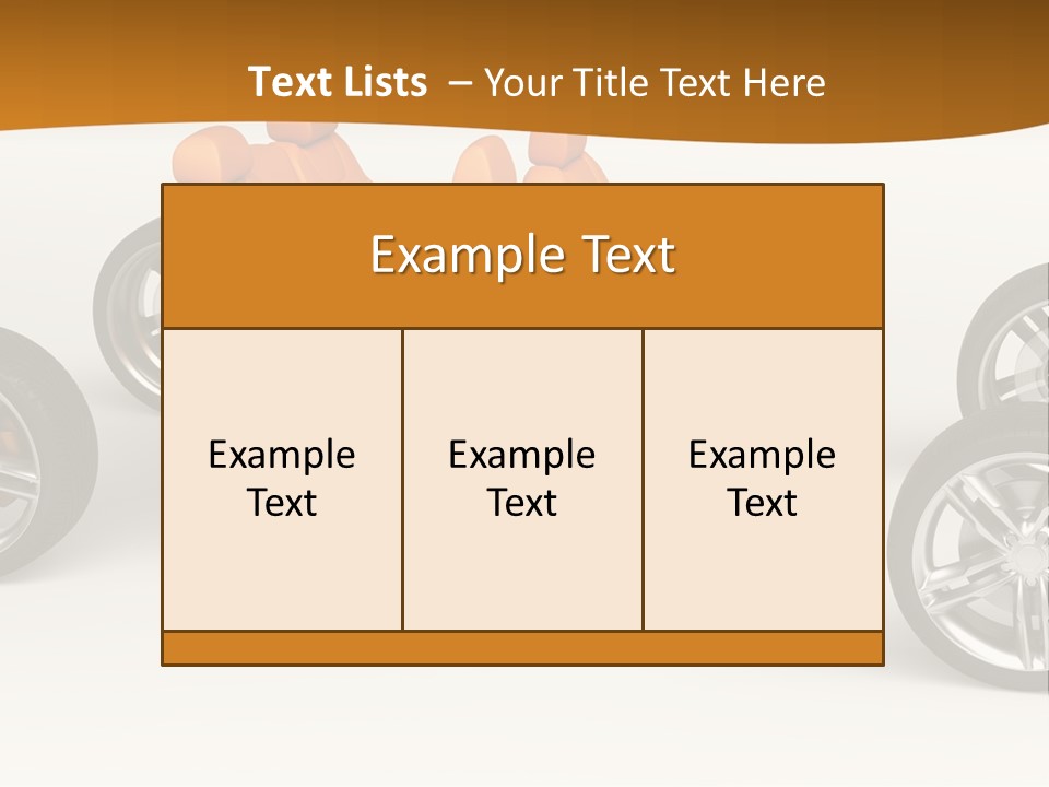 Motor Vehicle White PowerPoint Template