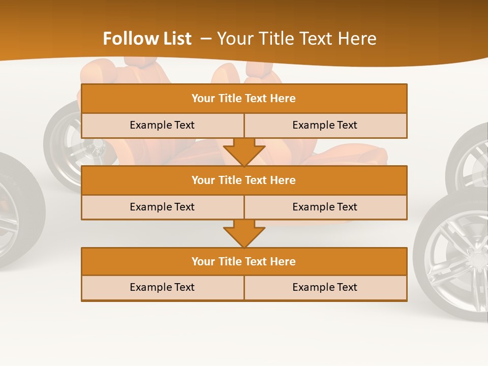Motor Vehicle White PowerPoint Template