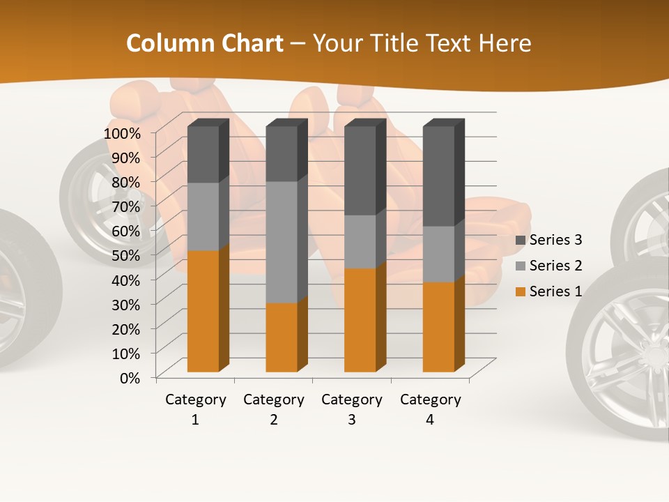 Motor Vehicle White PowerPoint Template