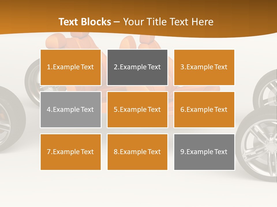 Motor Vehicle White PowerPoint Template