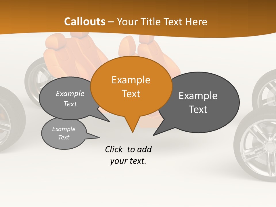 Motor Vehicle White PowerPoint Template