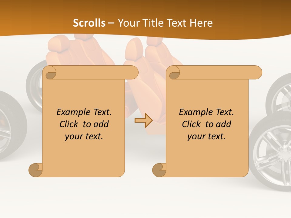 Motor Vehicle White PowerPoint Template