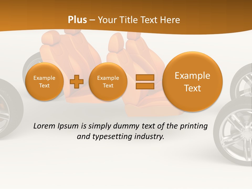 Motor Vehicle White PowerPoint Template