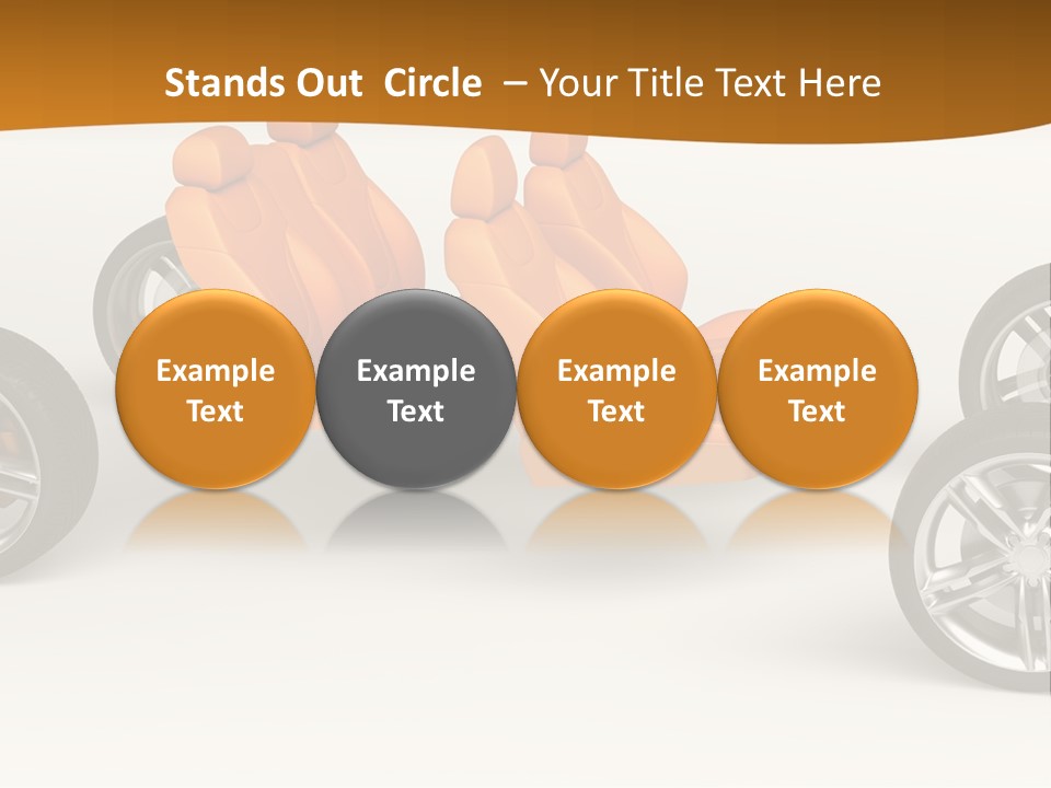 Motor Vehicle White PowerPoint Template