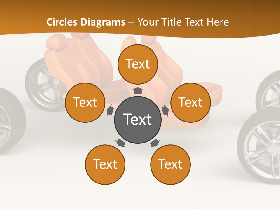 Motor Vehicle White PowerPoint Template