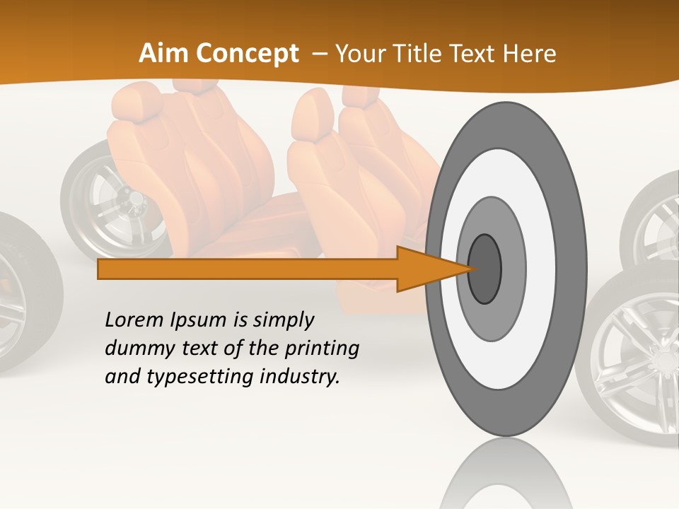 Motor Vehicle White PowerPoint Template