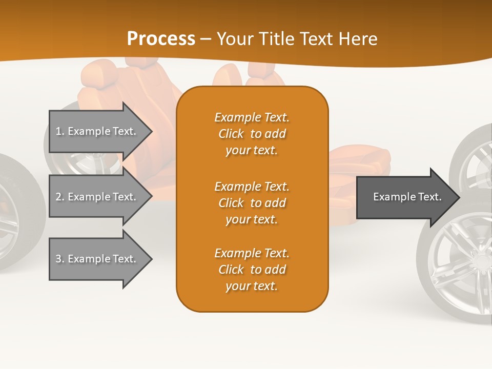 Motor Vehicle White PowerPoint Template