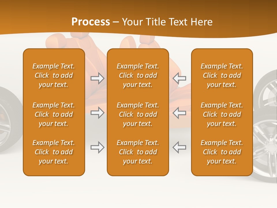 Motor Vehicle White PowerPoint Template