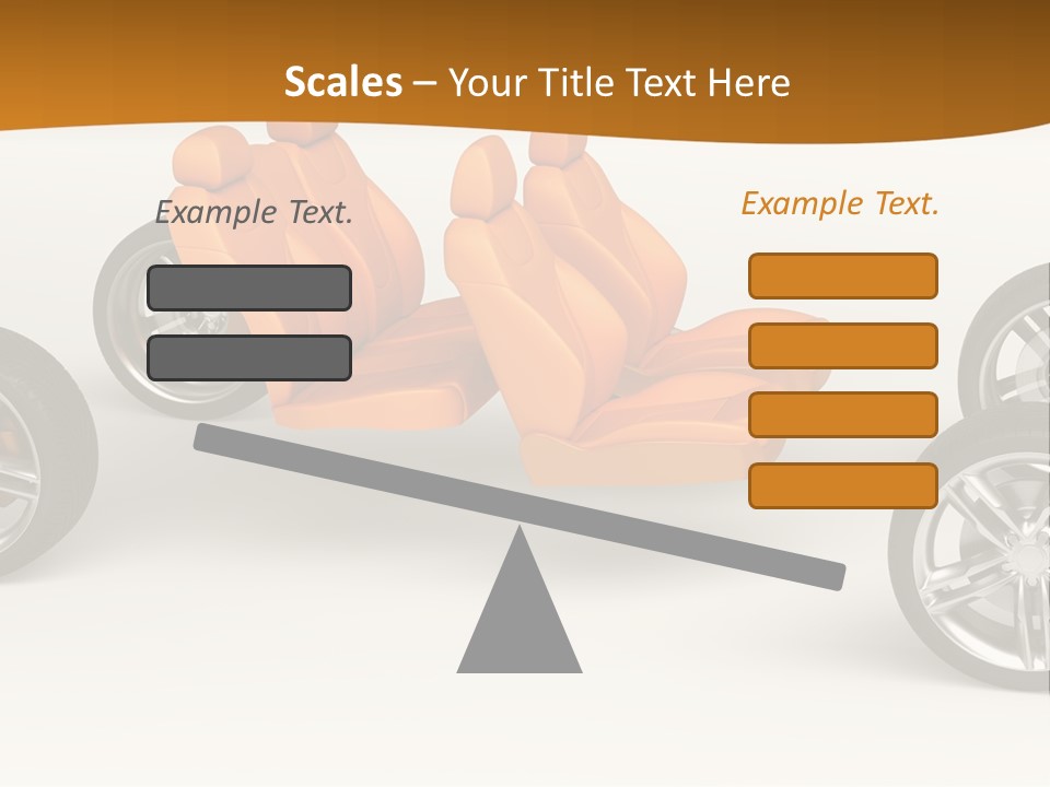 Motor Vehicle White PowerPoint Template