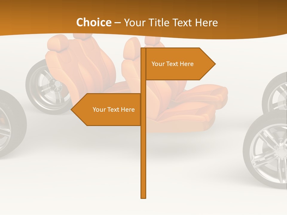 Motor Vehicle White PowerPoint Template