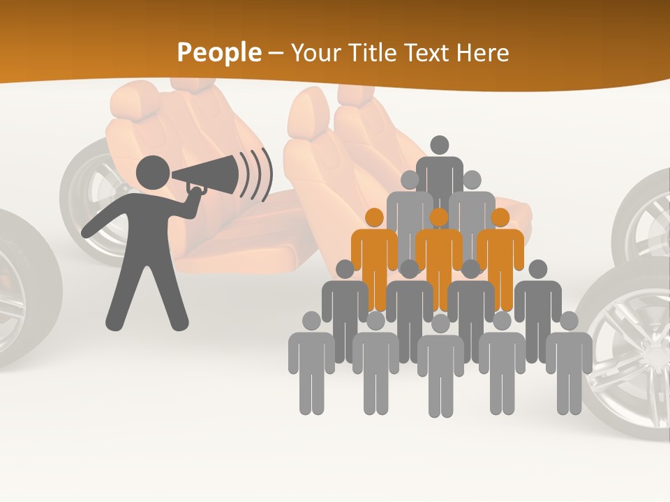 Motor Vehicle White PowerPoint Template