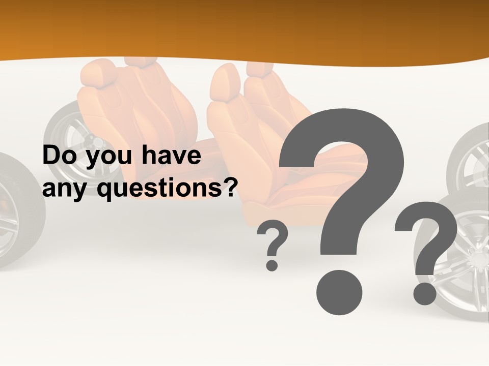 Motor Vehicle White PowerPoint Template