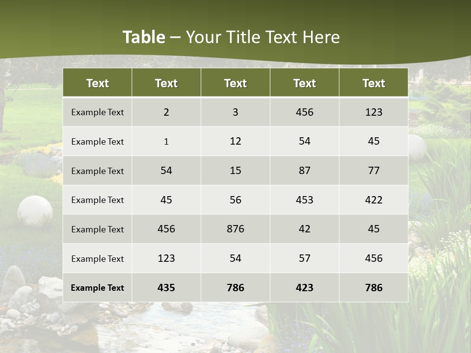 Tree Relax Serene PowerPoint Template