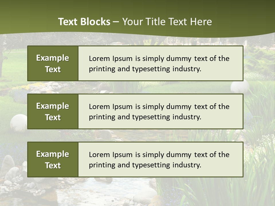 Tree Relax Serene PowerPoint Template