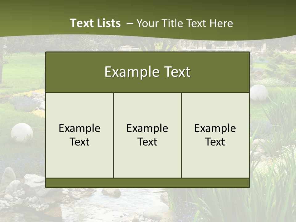Tree Relax Serene PowerPoint Template