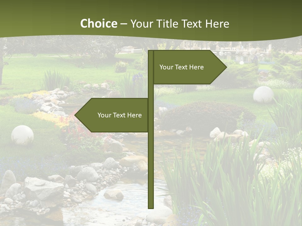 Tree Relax Serene PowerPoint Template