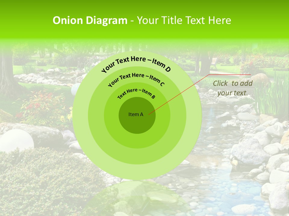 Bloom Water Decoration PowerPoint Template