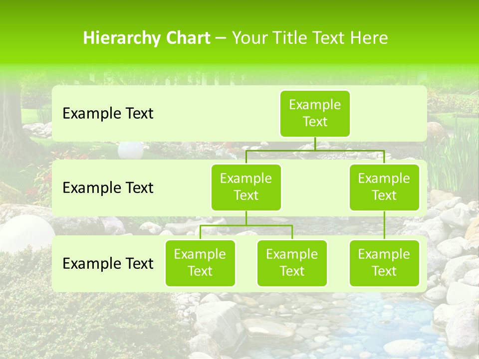 Bloom Water Decoration PowerPoint Template